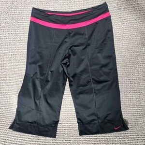 Nike Dri-FIT Black and Pink Leggings